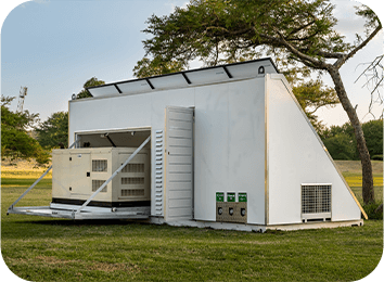 The Power Box back side showing the generator